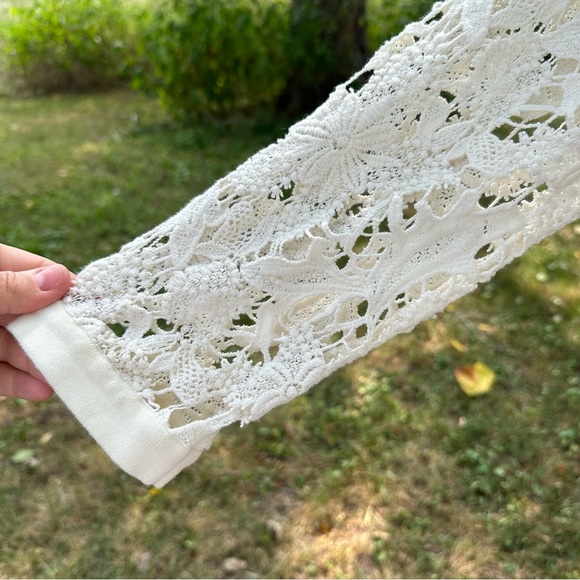 Chelsea and violet zip up lace cardigan - Picture 3 of 5